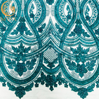 Spezielles Stickerei-Spitze-Gewebe des Muster-3D handgemacht für Mode-Kleid
