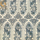Stellen-blaue Mesh Beaded Lace Fabric Sewing-Stickerei für Kleid