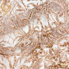 Vorzügliche perlenbesetzte Luxusstickerei der Heirats-Kleidergewebe-Dekorations-3D