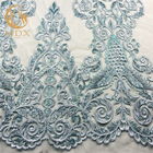 Kundengebundener gestickter Mesh Lace Fabric Sequins Decoration für Frauen kleiden an