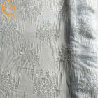Schönes weißes gesticktes Funkeln schnürt sich Polyester des Gewebe-MDX 20% für Kleider