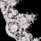 Nette Blumen-Spitze-Ordnungs-würdevolle Stickerei des Heirats-Kleid3d für Kleid