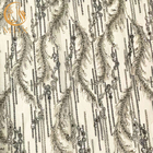 Perlenbesetztes Stickerei-handgemachtes Spitze-Gewebe-spezielles Muster für Hochzeits-Kleid